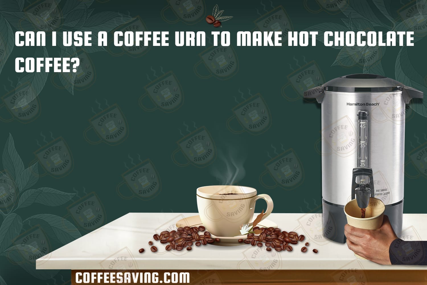 Can I Use a Coffee Urn to Make Hot Chocolate Coffee?​