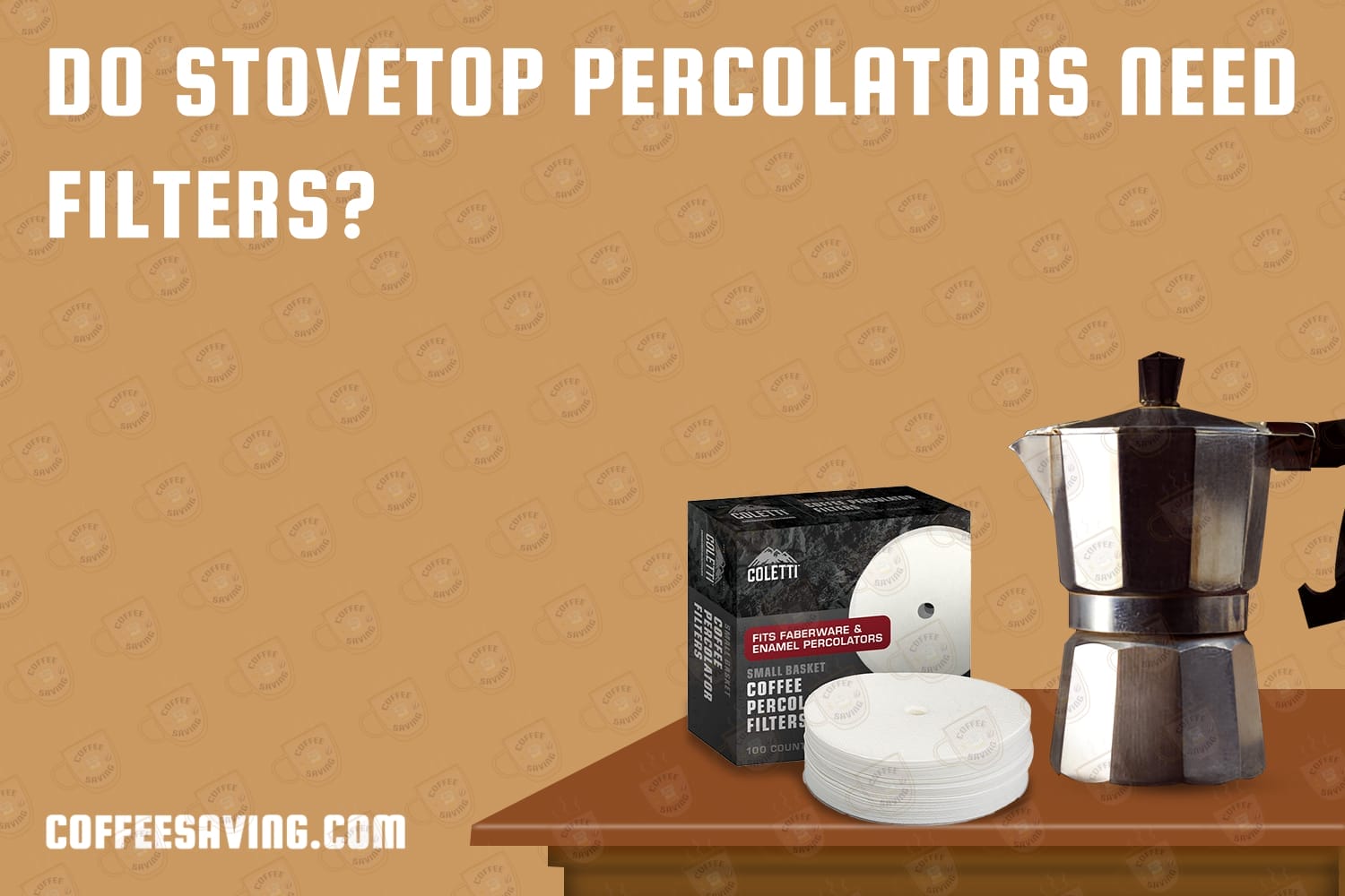 Do stovetop percolators need filters