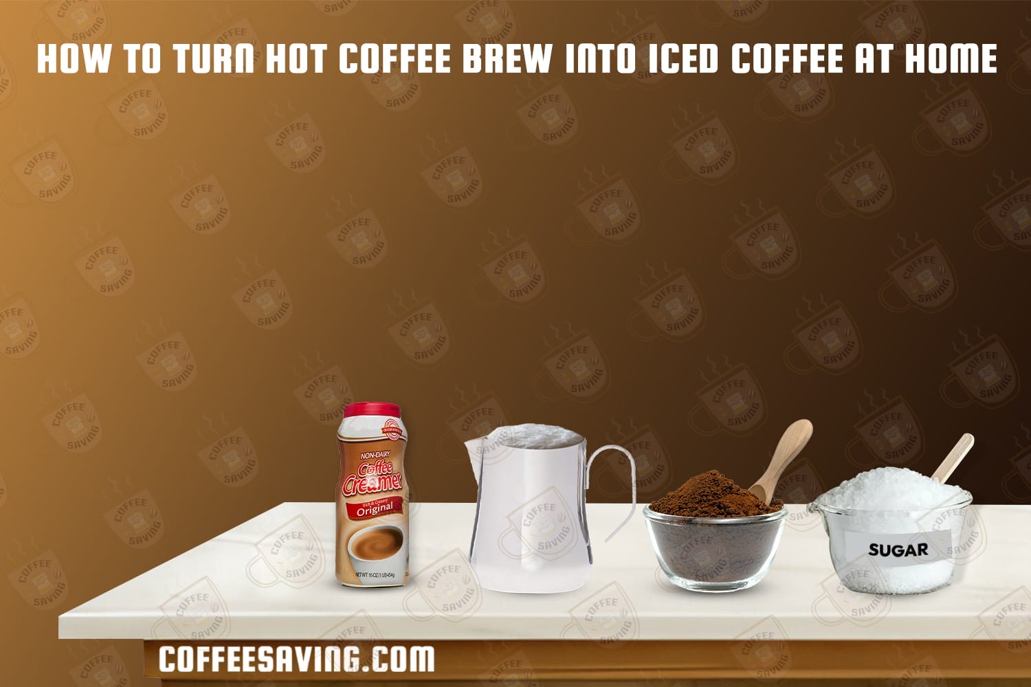 How to Turn Hot Coffee Brew Into Iced Coffee at Home​