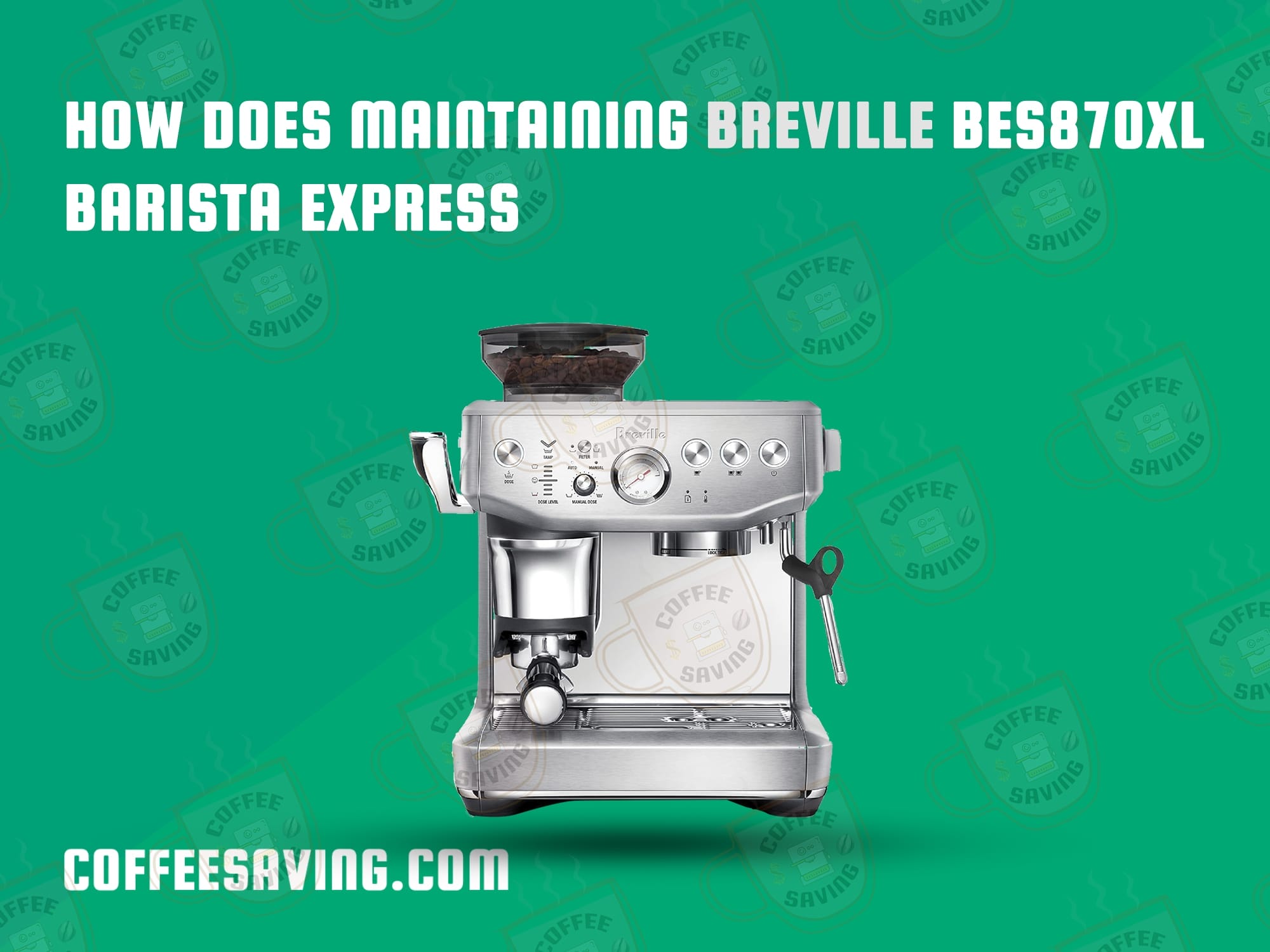 How does maintaining Breville bes870xl barista