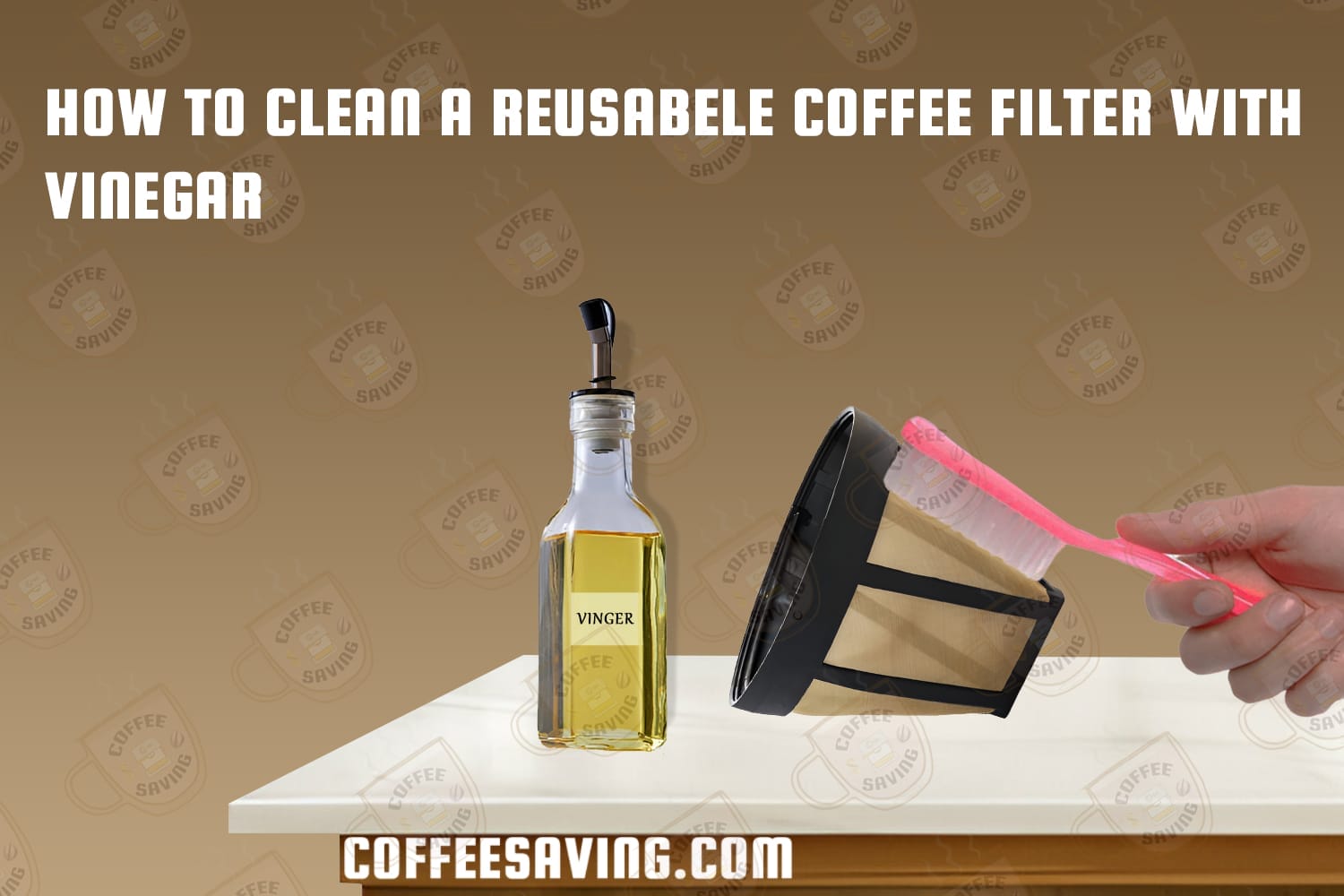 How to Clean a Reusabele Coffee Filter With Vinegar​