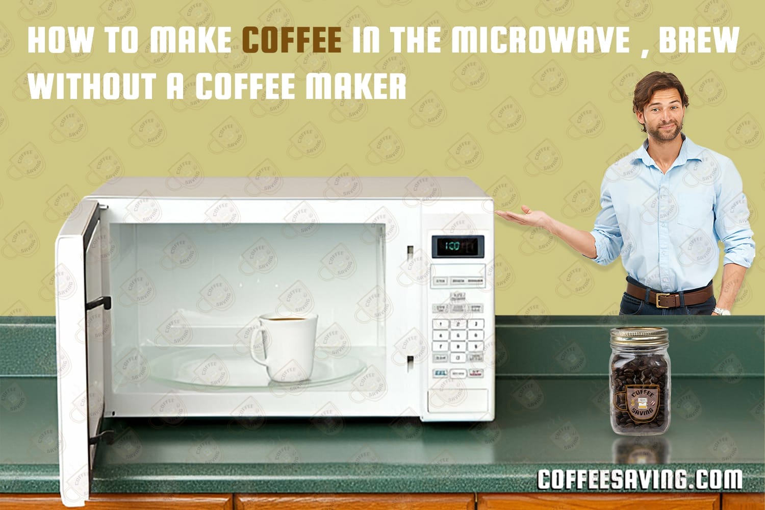 How to Make Coffee in the Microwave , Brew Without a Coffee Maker