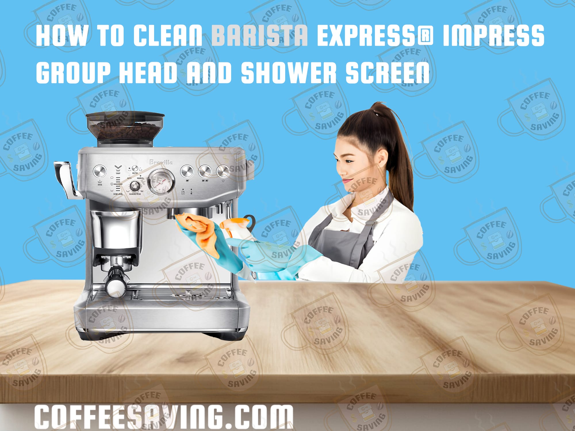 How to Clean Barista Express® Impress Group Head and Shower Screen​