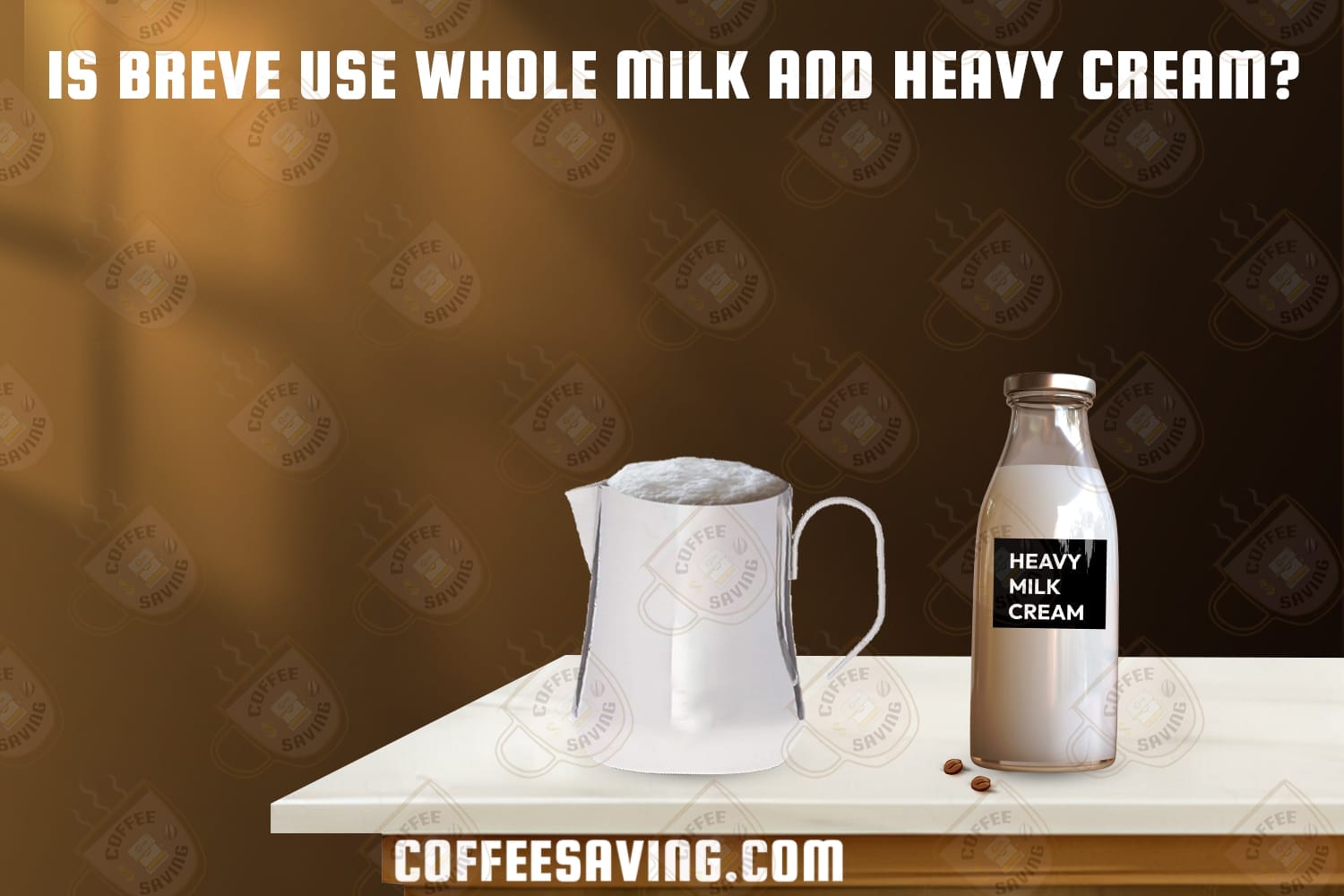 Is Breve Use Whole Milk and Heavy Cream?