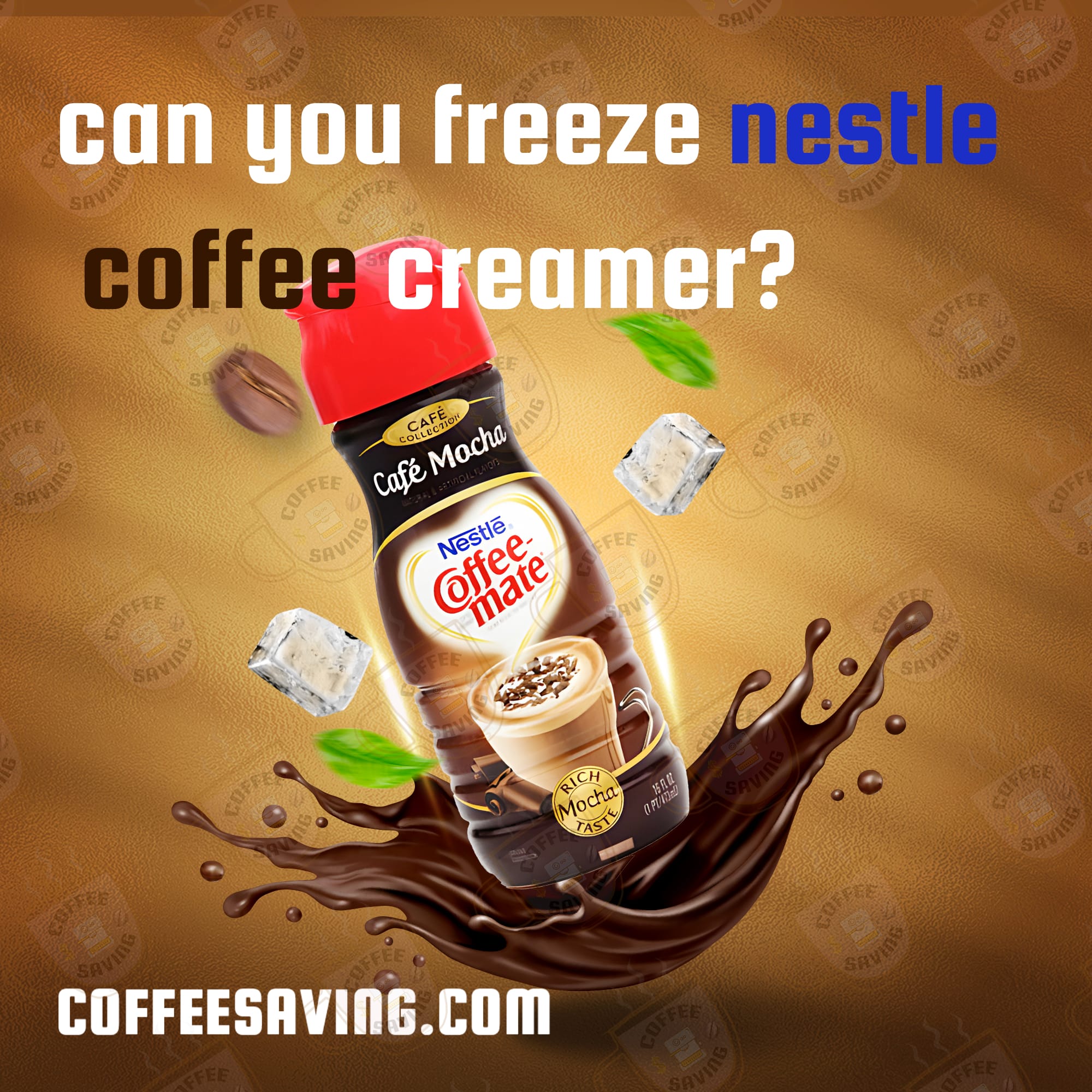 can you freeze nestle coffee creamer