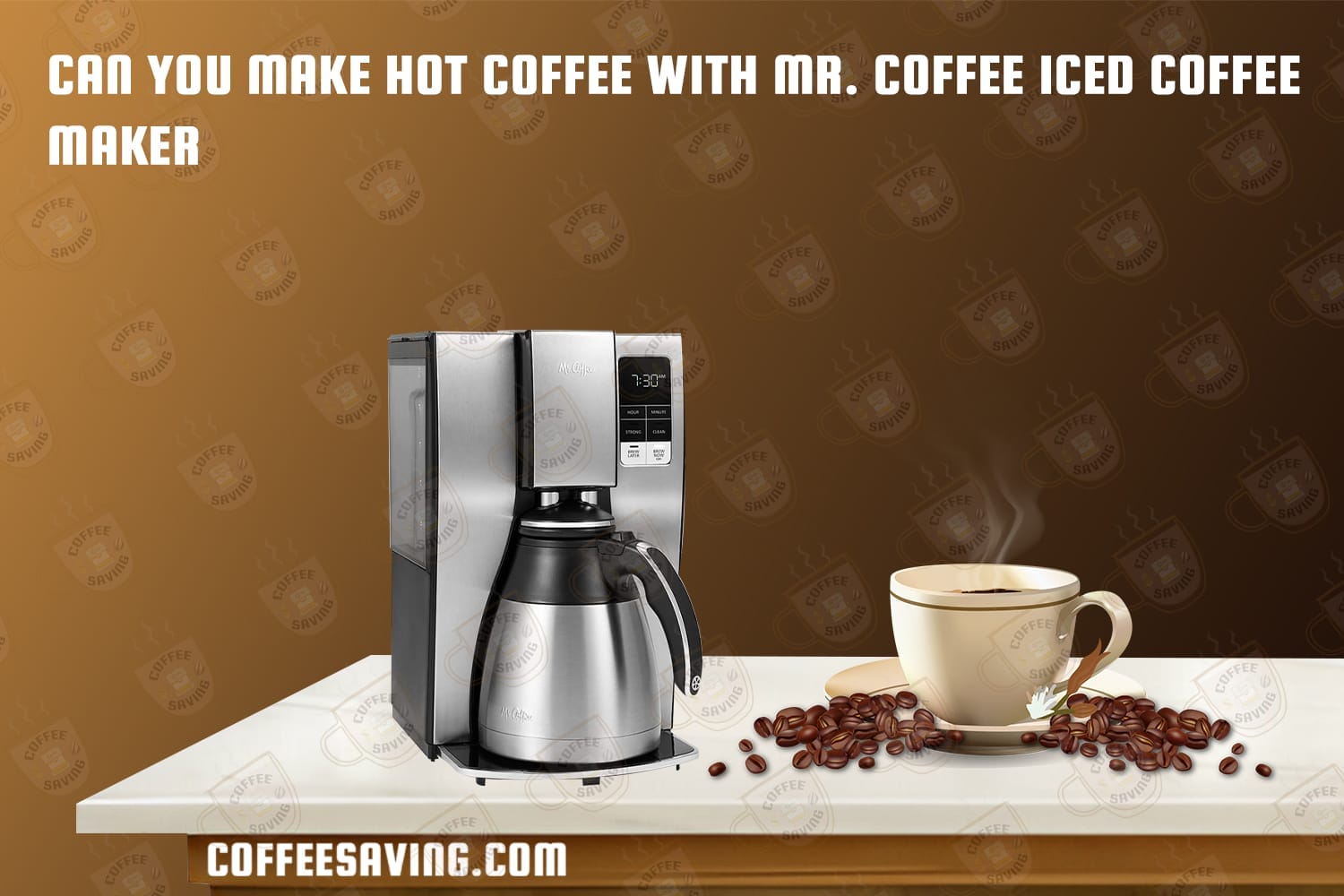 Can You Make Hot Coffee With Mr. Coffee Iced Coffee Maker​