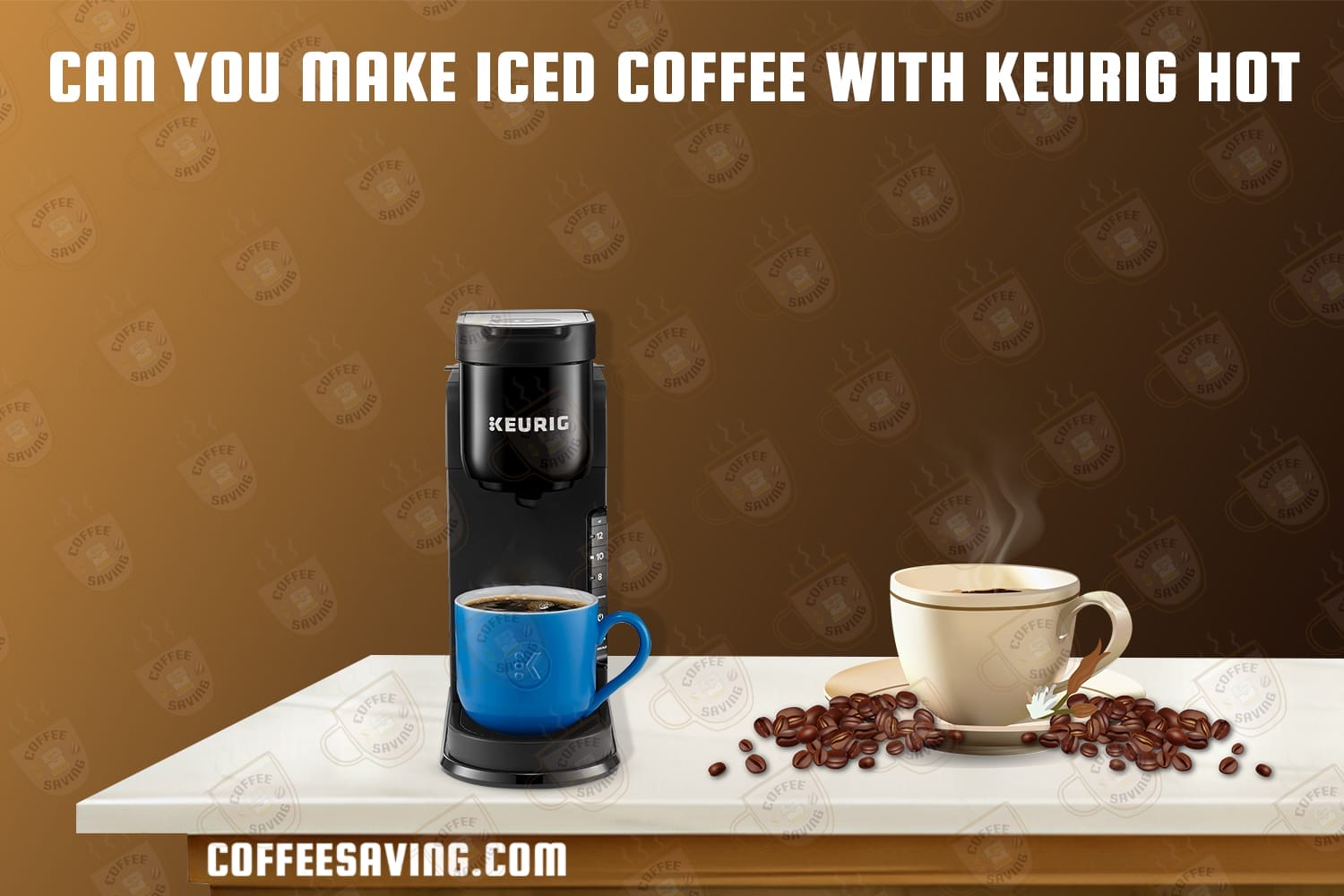 can you make iced coffee with keurig hot