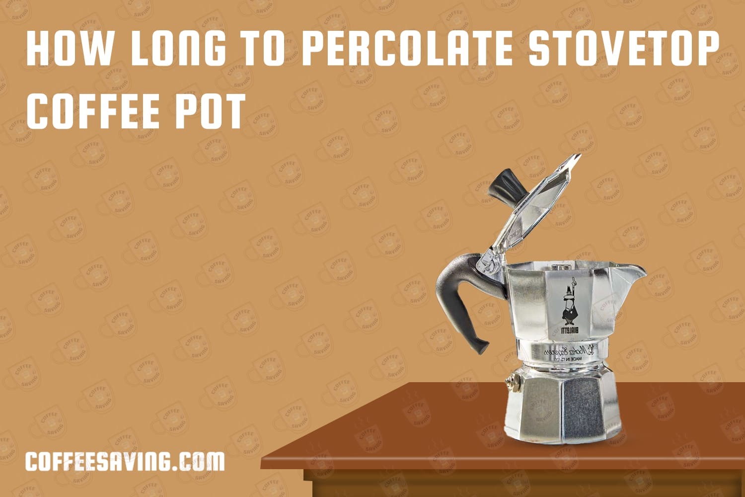 how long to percolate stovetop coffee pot