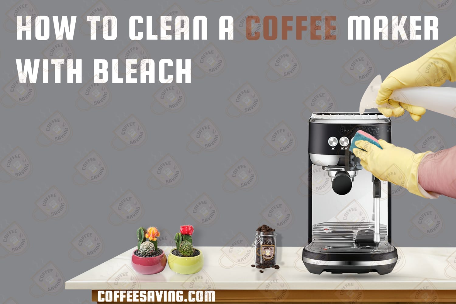 How to Clean a Coffee Maker With Bleach