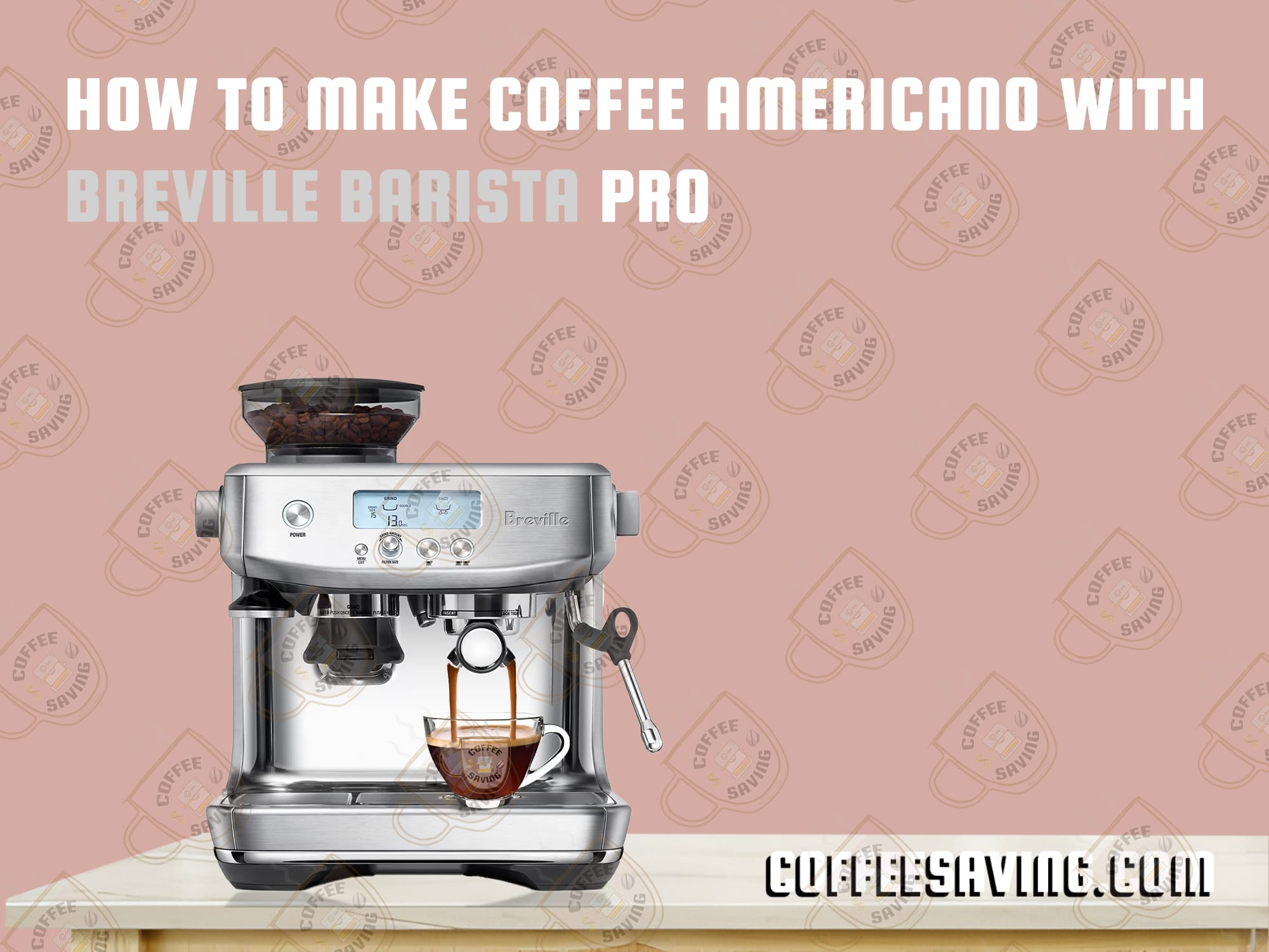 How to Make Coffee Americano With Breville Barista Pro