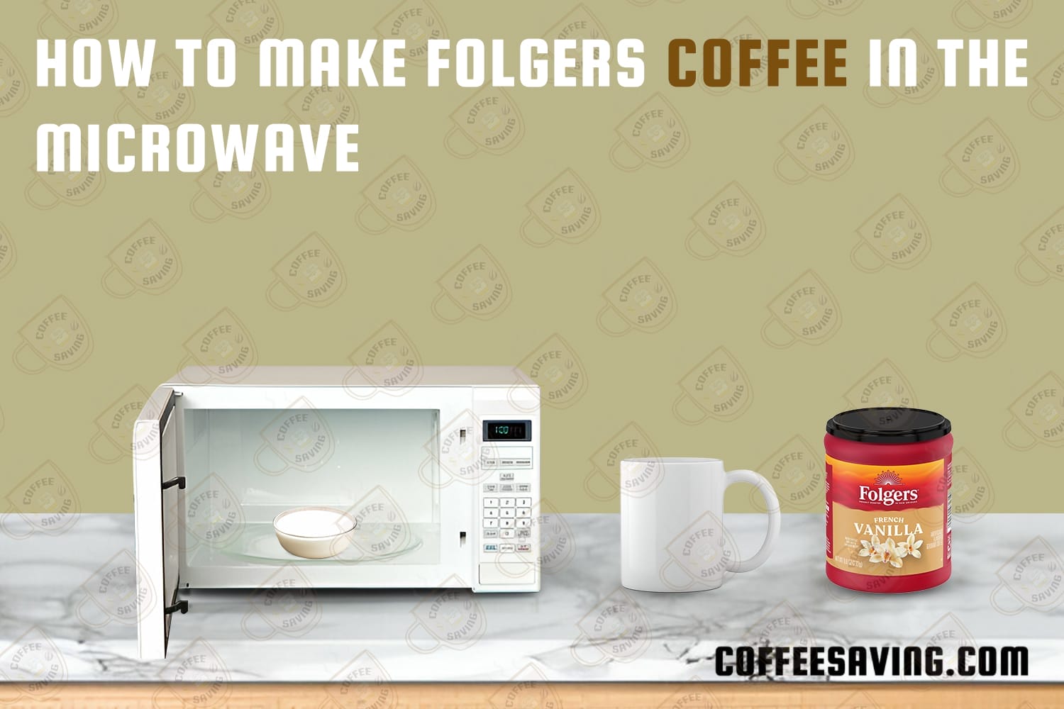 How to Make Folgers Coffee in the Microwave