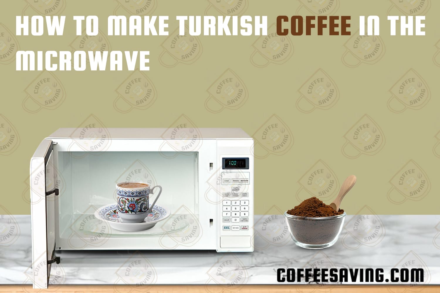 how to make turkish coffee in the microwave​