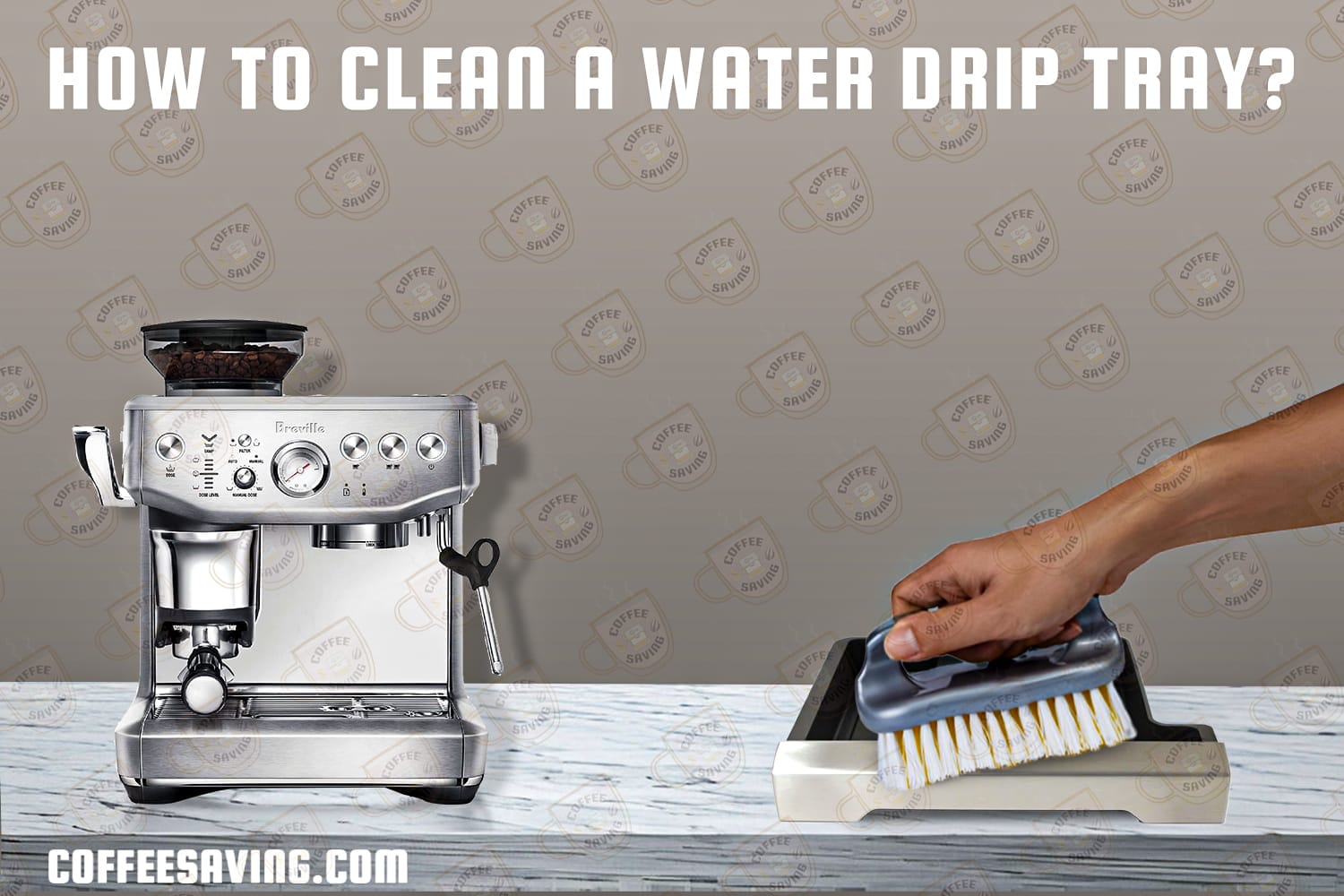 How to Clean a Water Drip Tray?​