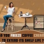 Can you freeze coffee creamer to extend its shelf life ?