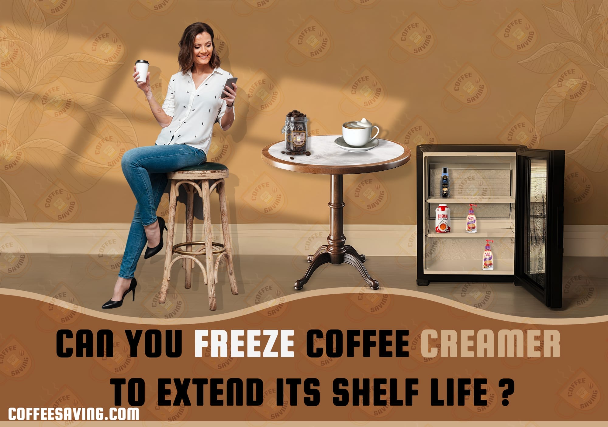 Can you freeze coffee creamer to extend its shelf life?​