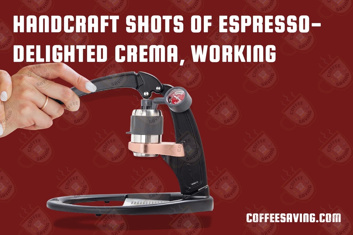 HANDCRAFT SHOTS OF ESPRESSO- DELIGHTED CREMA, Working