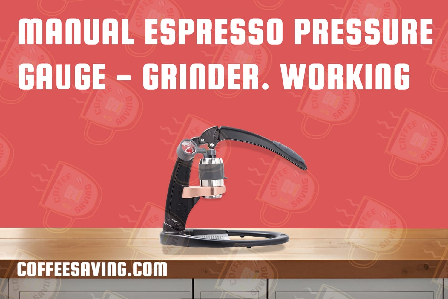 MANUAL ESPRESSO PRESSURE GAUGE - GRINDER