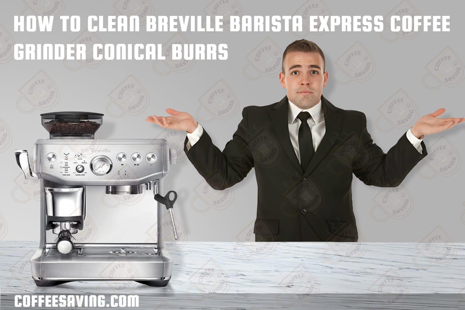 How to Clean Breville Barista Express Coffee Grinder Conical Burrs