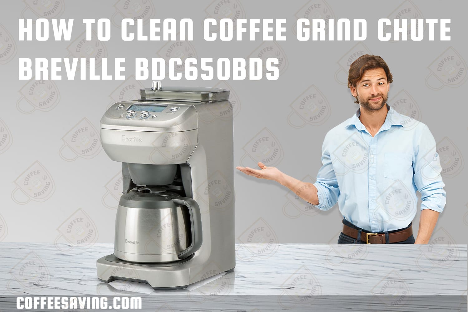 how to clean coffee grind chute breville bdc650bds