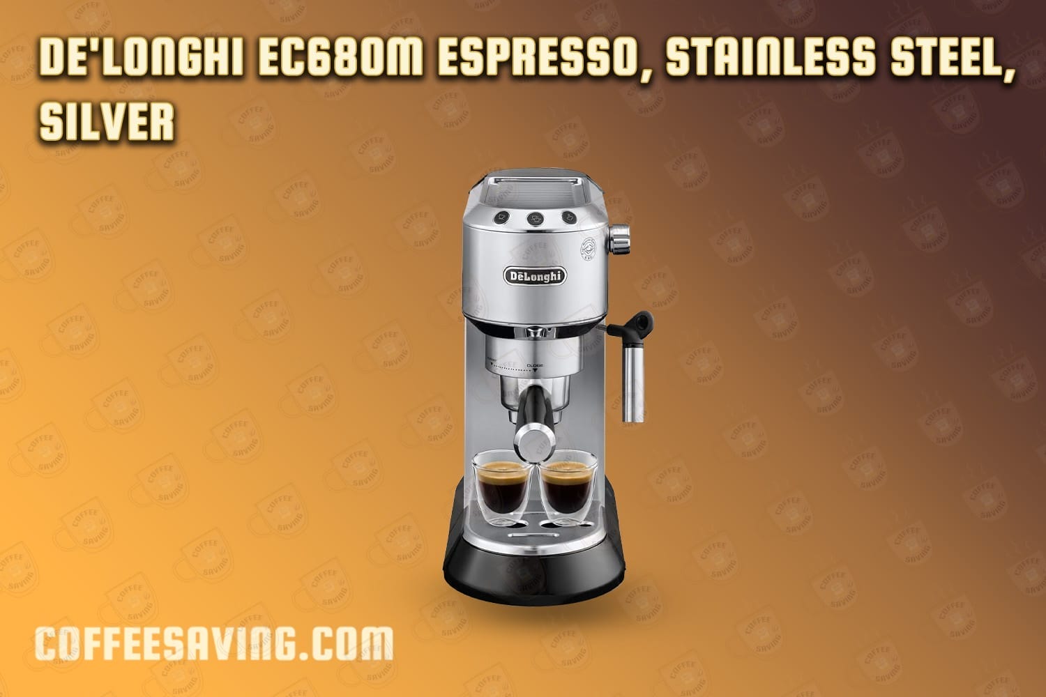 DeLonghi EC680M Espresso Stainless Steel Silver