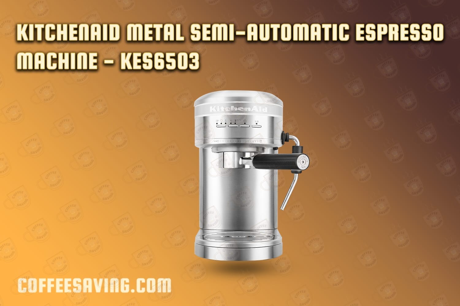 KitchenAid Metal Semi-Automatic Espresso Machine - KES6503​