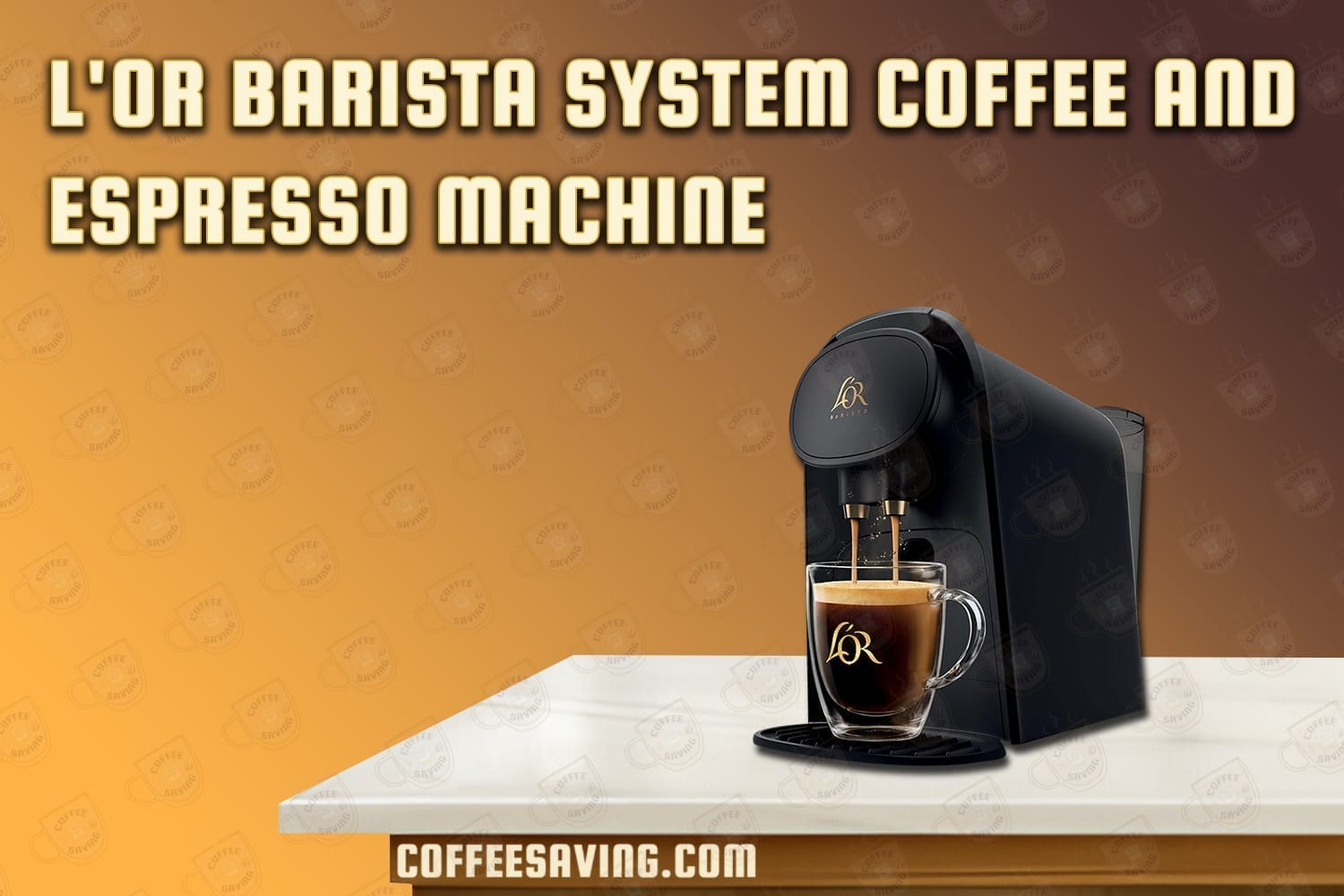 L'OR Barista System Coffee and Espresso Machine​